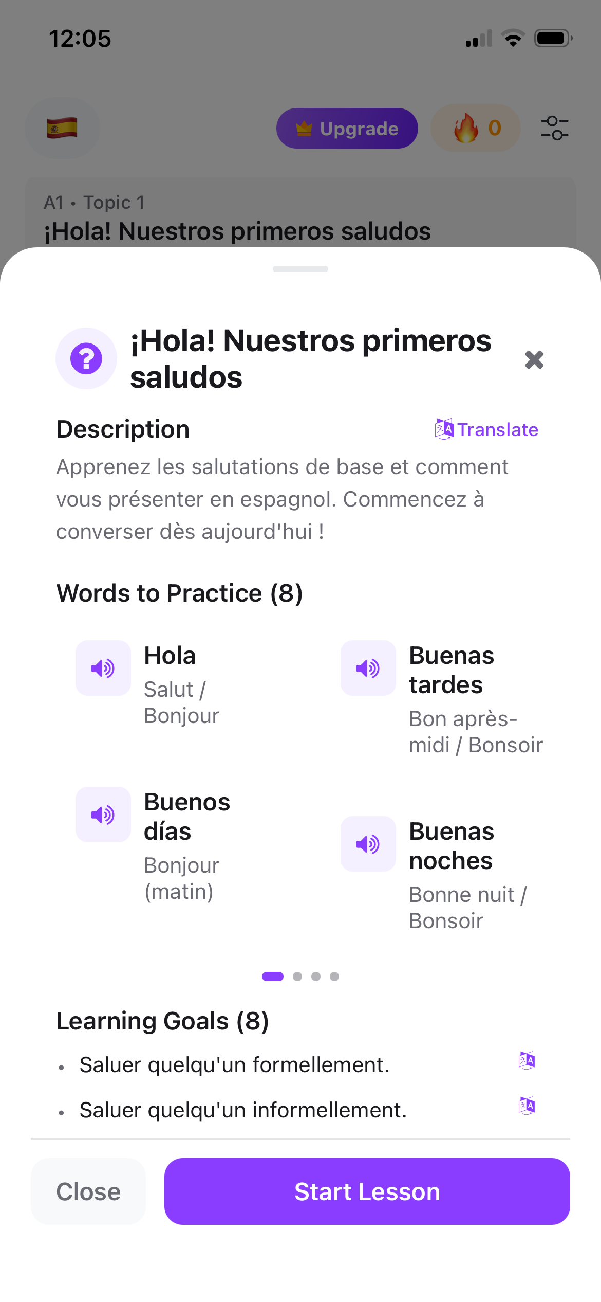 Personalized Lessons